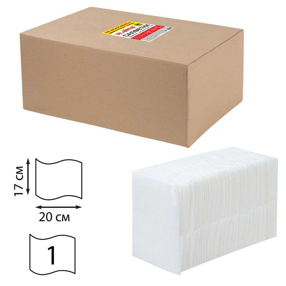 Салфетки бумажные для диспенсера (N2), LAIMA PREMIUM, КОМПЛЕКТ 36 пачек по 300 шт., 20х17 см, белые