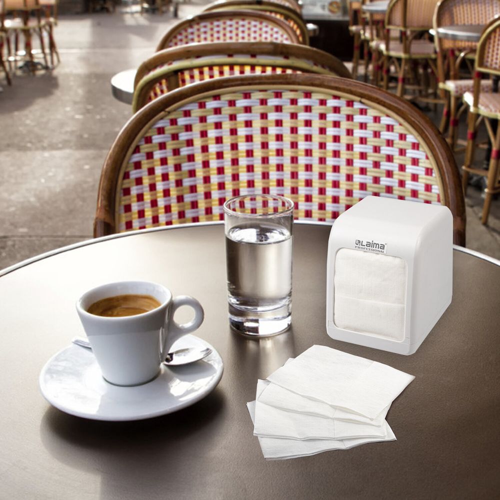 Салфетки бумажные для диспенсера, LAIMA (N2) PREMIUM, 1-слойные, КОМПЛЕКТ 30 пачек по 100 шт., 17x15,5 см, белые