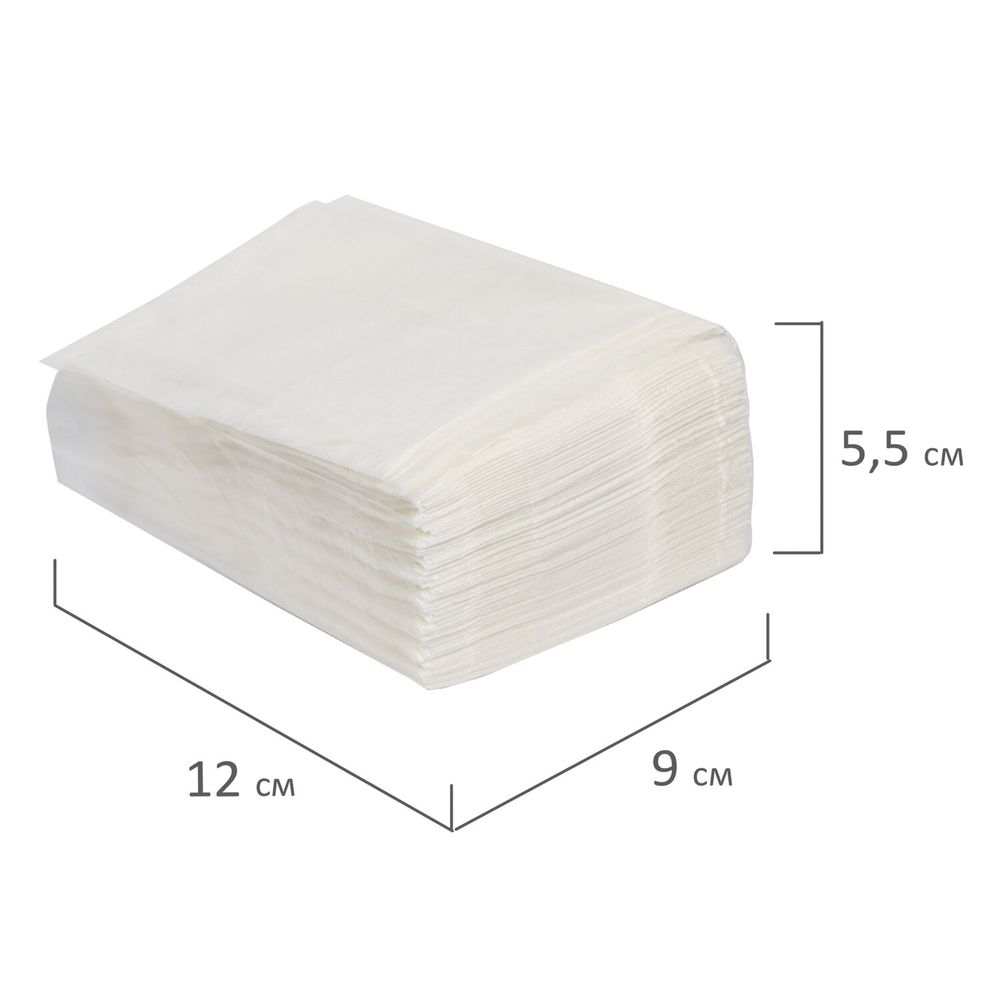 Салфетки бумажные для диспенсера, LAIMA (N2) PREMIUM, 1-слойные, КОМПЛЕКТ 30 пачек по 100 шт., 17x15,5 см, белые