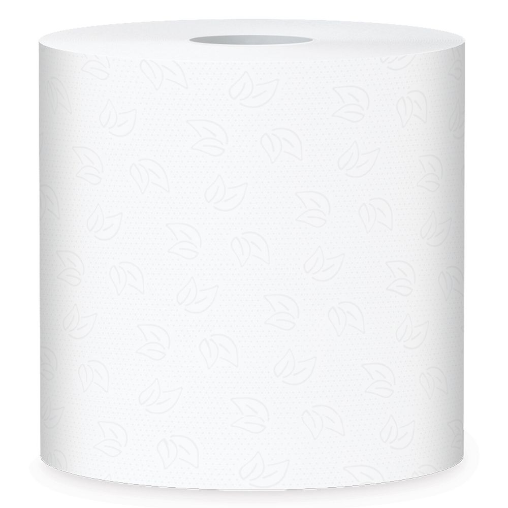 Полотенца бумажные рулонные 150 м, PROtissue (H1) PREMIUM, 2-слойные, белые, КОМПЛЕКТ 6 рулонов, С222