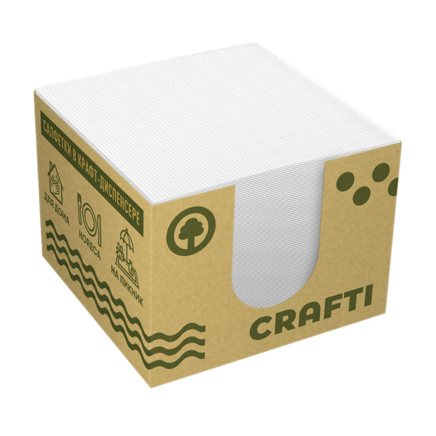 Двуслойные салфетки 24*24 в коробке со сплошным тиснением. 2сл. 80л.