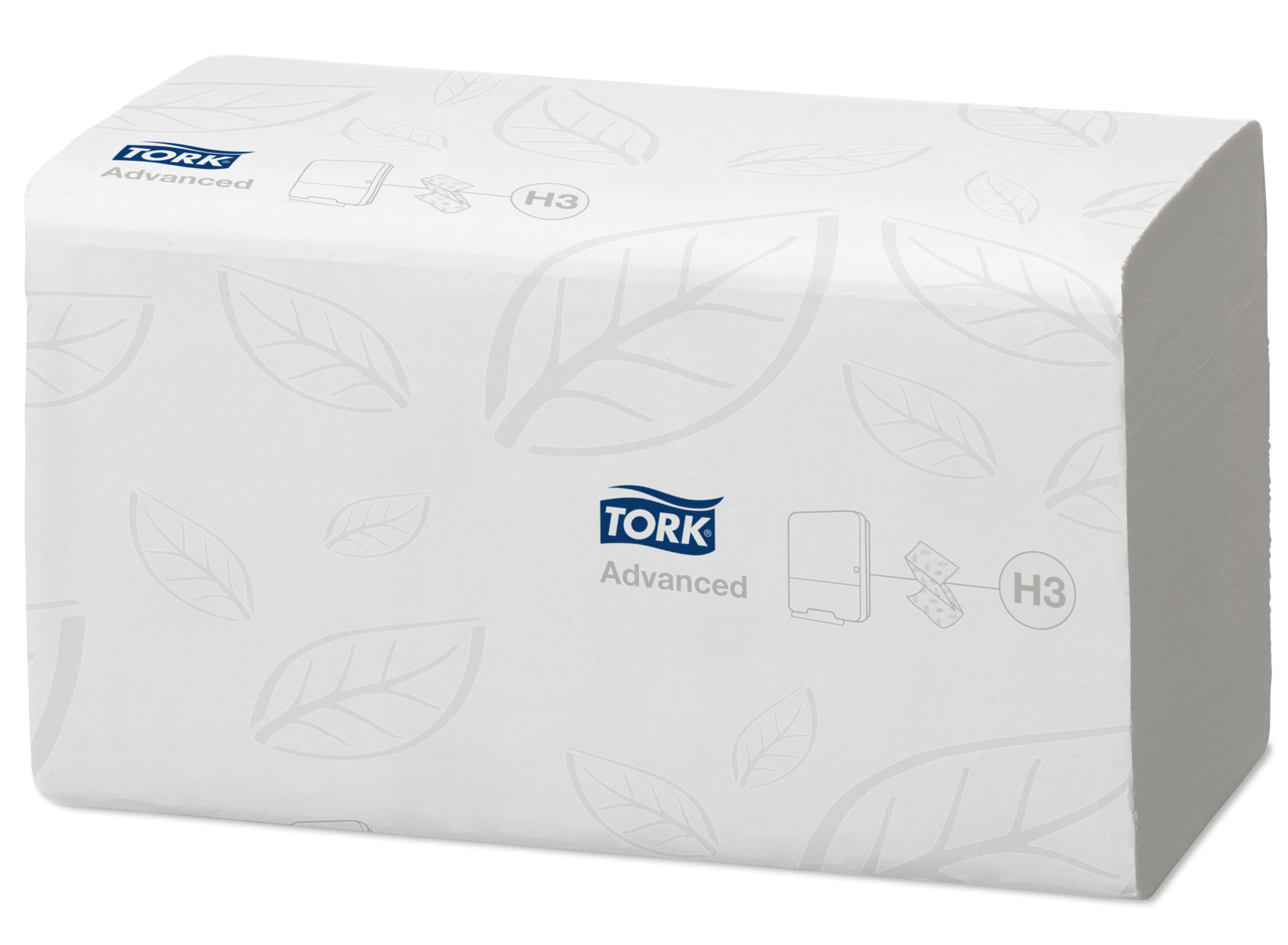 Полотенца бумажные Tork Advanced H3, 2-слойные Z и С-сл, 250л, белые 290163