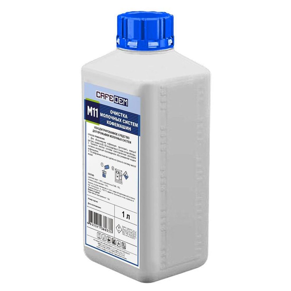 Средство для очистки молочных систем кофемашин CAFEDEM M11, жидкость, 1000 мл