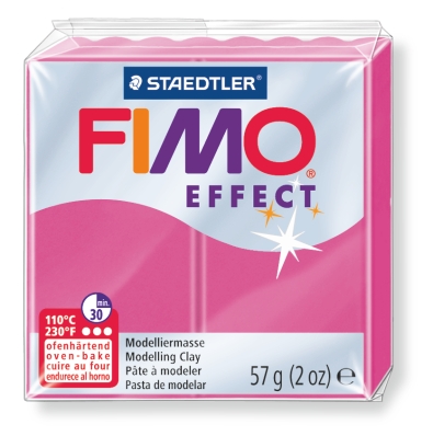 Fimo effect metallic  полимерная глина, запекаемая, 57гр. цвет рубин