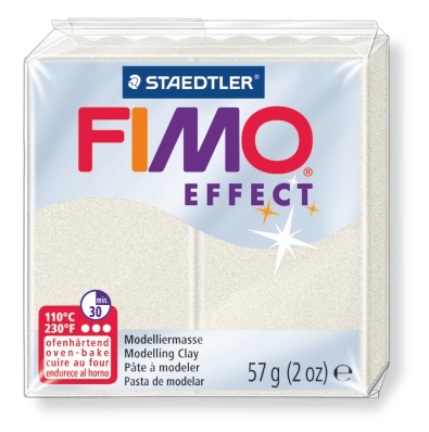 Fimo effectmetallic полимерная глина, запек, 57 гр. цвет перламутр