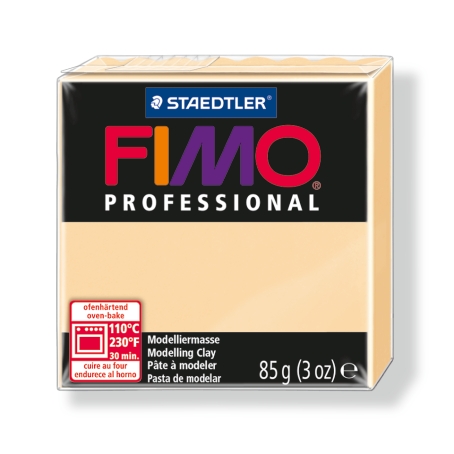 Fimo professional полимерная глина, запекаемая, уп. 85 г, цвет: шампань