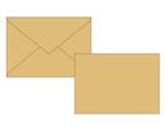 Конверт из крафт-бумаги, С4, 229*324 мм, треугольный клапан, 90 г/м2