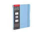 Тетрадь общая ученическая в съемной пластиковой обложке ErichKrause FolderBook Pastel, голубой, А5+, 48 листов, клетка