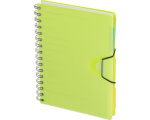 Ежедневник недатированный Bright Colours на спирали,  А5, 272 стр., ЛАЙМ