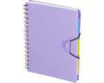Ежедневник недатированный Bright Colours на спирали, А5, 272 стр, СИРЕНЕВЫЙ