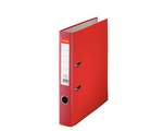 Папка-регистратор Esselte Economy, сверху пластик, внутри - картон, 50 мм, красный