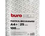 Папка-вкладыш Buro глянцевые А4+ 25мкм (упак.:100шт)