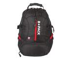 Рюкзак B-PACK "S-03" (БИ-ПАК) универсальный, с отделением для ноутбука, увеличенный объем, черный, 46х32х26 см, 226949