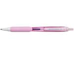 Ручка шариковая UNI Jetstream SXN-101-07FL Fancy Colour, 0,7мм, автомат, с резиновым упором, розовый корпус, cиняя