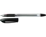 Ручка шариковая Dolce Costo прозрачный корпус, мет.наконечник, рез.держатель, 0,7 мм, черная