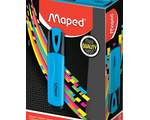 Маркер-выделитель Maped Fluo Peps Classic, голубой