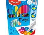 Фломастеры 10 цветов MAPED COLOR PEPS MAGIC, меняющие цвет