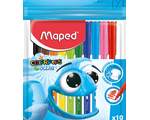 Фломастеры 10 цветов Maped Color Peps Ocean