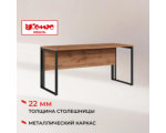 Стол К-Loft 1580х670х752 дуб натуральный/графит
