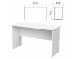 Стол письменный "Бюджет", 1360х600х740 мм, белый