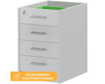 Каркас тумбы приставной Арго 440х600х740 белый