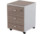 Тумба выкатная Easy Standard LT 400x420x563 дуб шамони темный/серый