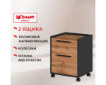 Тумба мобильная К-Loft 434х400х555 дуб натуральный/графит