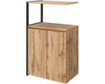 Полустеллаж для документов K-Loft с нижней дверцей 645х400х1068 дуб натуральный/черный