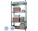 Стеллаж металлический Klesto 4 полки 1330х400х2000