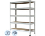 Стеллаж металлический с 5 полками 1550х535х2500