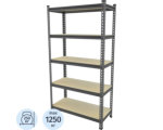 Стеллаж металлический Everest Beamy Simple, 5 полок 900х500х1800