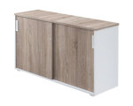 Шкаф-купе Комус Мебель К-Loft 1370х420х752 дуб сонома темный/белый