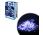 Электрогирлянда-бахрома уличная 25х0,7 м, 400 LED, холодный белый, 220 V, контроллер, ЗОЛОТАЯ СКАЗКА