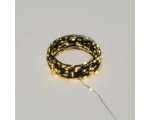 Гирлянда светодиодная 600 LED ламп, длина 300 cм, тепл.бел,8 реж.