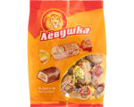 Конфеты Левушка с мягкой карамелью Славянка 199г