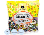 Карамель МАЛВИКЪ Мини-М леденцовая ассорти, 180г