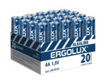 Батарейка AA пальчиковая Ergolux (20 штук в упаковке) 