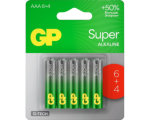 Батарейка AAA мизинчиковая GP Super (10 штук в упаковке) 