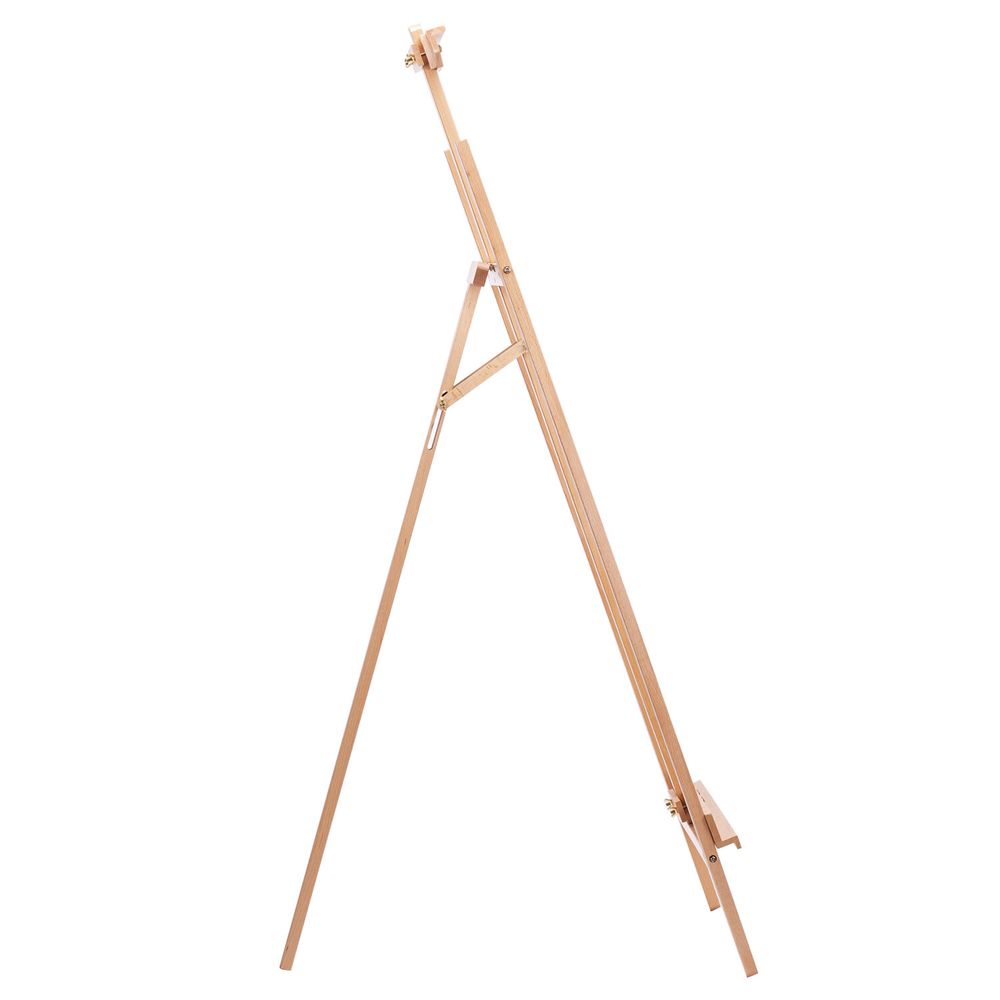 Мольберт напольный из бука, 158х50х87 см, высота холста до 121 см, лакированный, BRAUBERG ART CLASSIC