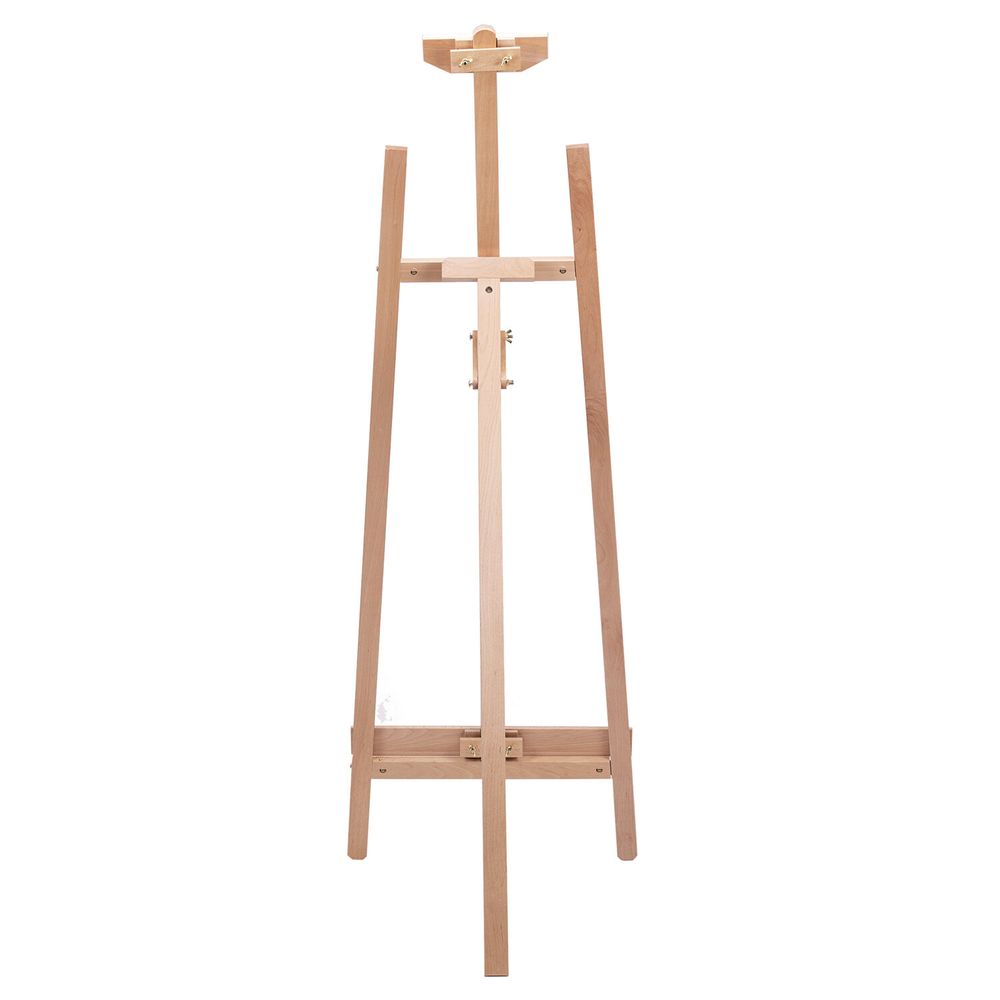 Мольберт напольный из бука, 158х50х87 см, высота холста до 121 см, лакированный, BRAUBERG ART CLASSIC