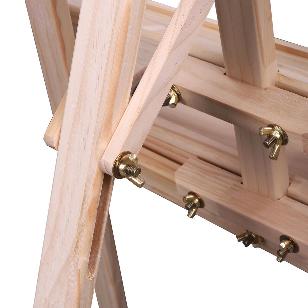 Мольберт напольный из сосны Лира с полкой, 170х55х70 см, высота холста до 107 см, BRAUBERG ART CLASSIC