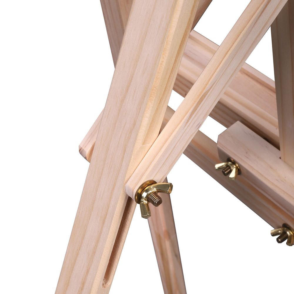 Мольберт напольный из сосны Лира, 170х55х70 см, высота холста до 107 см, BRAUBERG ART CLASSIC