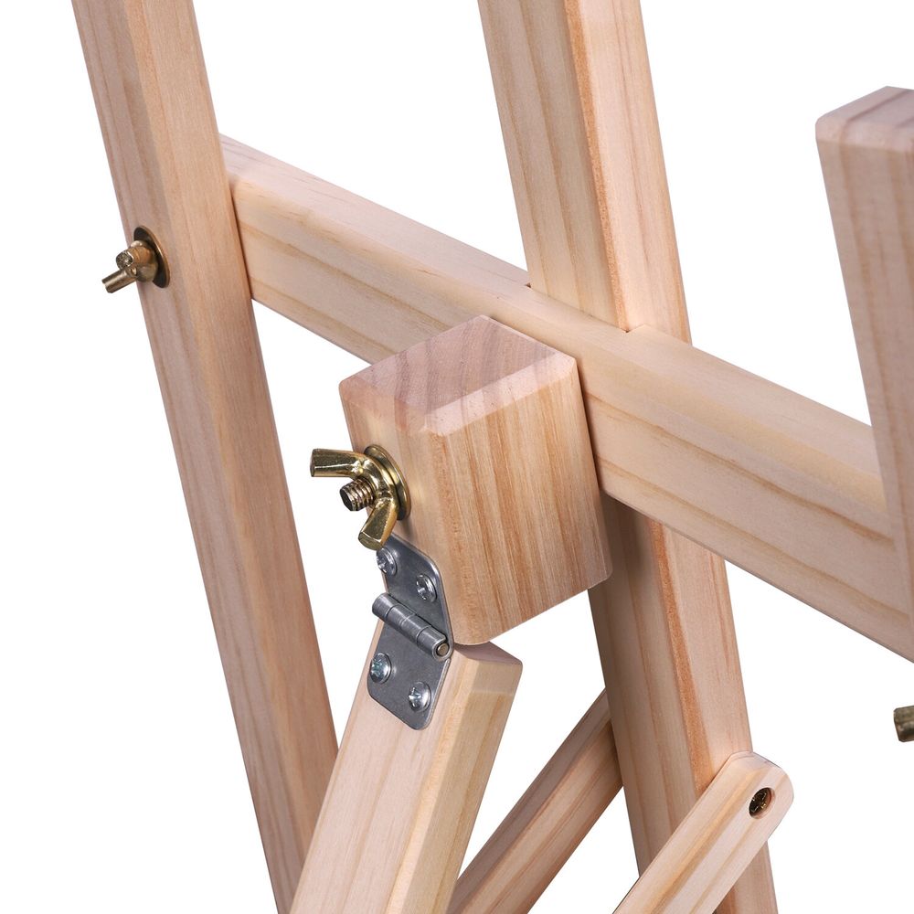 Мольберт напольный из сосны Лира, 170х55х70 см, высота холста до 107 см, BRAUBERG ART CLASSIC