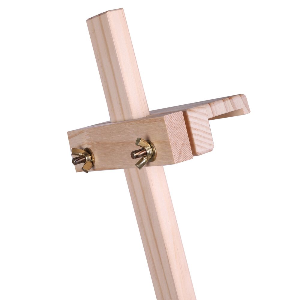 Мольберт напольный из сосны Лира, 170х55х70 см, высота холста до 107 см, BRAUBERG ART CLASSIC