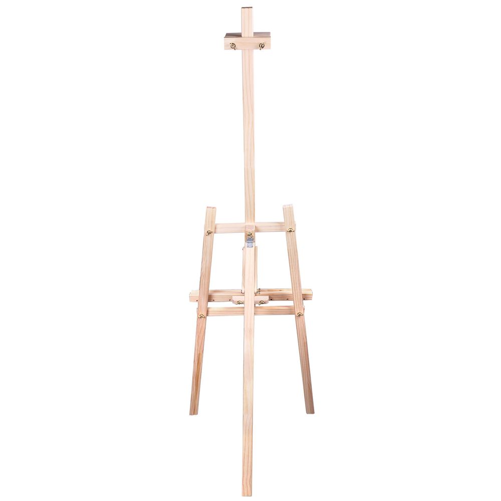 Мольберт напольный из сосны Лира, 170х55х70 см, высота холста до 107 см, BRAUBERG ART CLASSIC