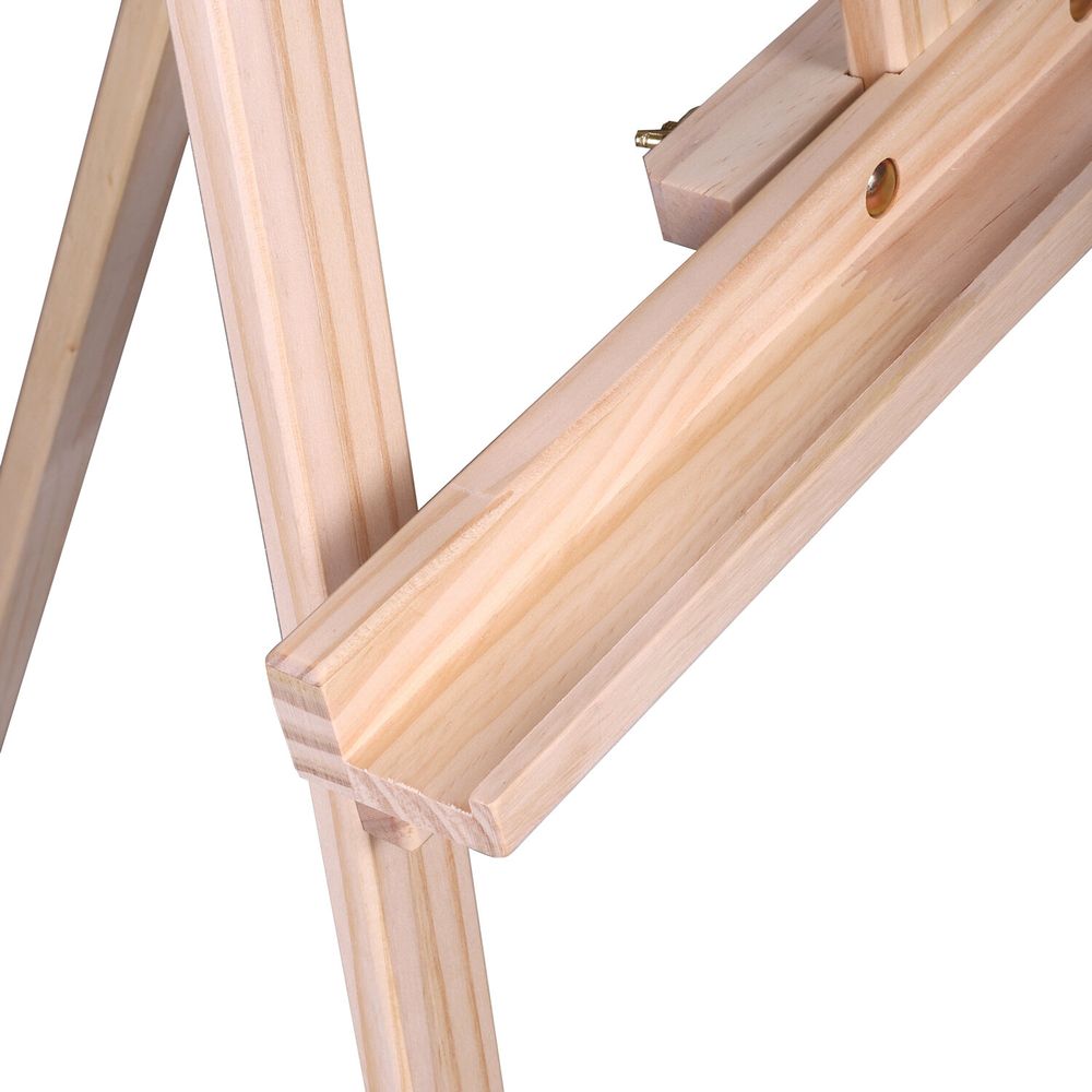 Мольберт напольный из сосны Лира, 170х55х70 см, высота холста до 107 см, BRAUBERG ART CLASSIC