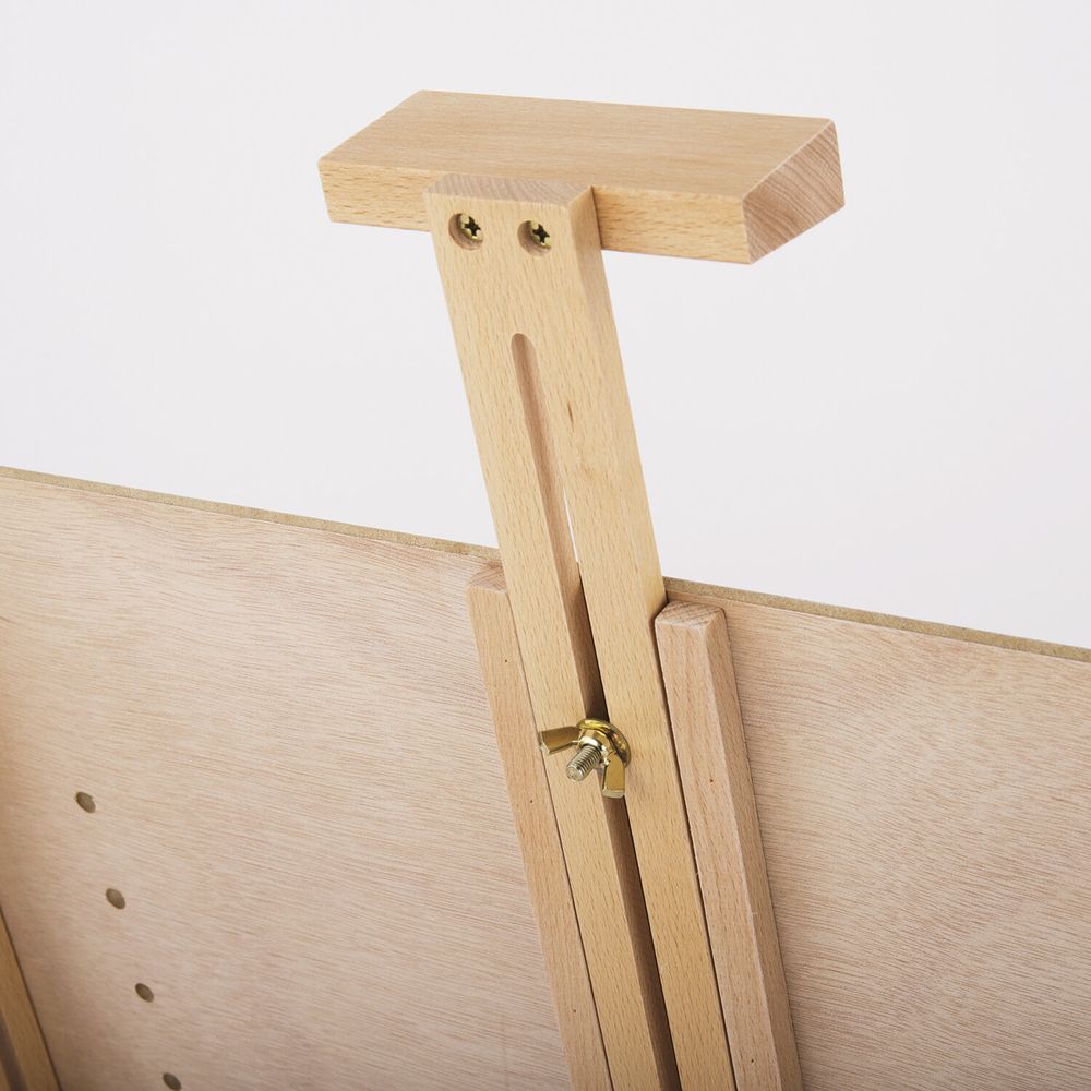 Мольберт настольный BRAUBERG ART CLASSIC, регулируемый верхний держатель, 50х37х39 см, бук