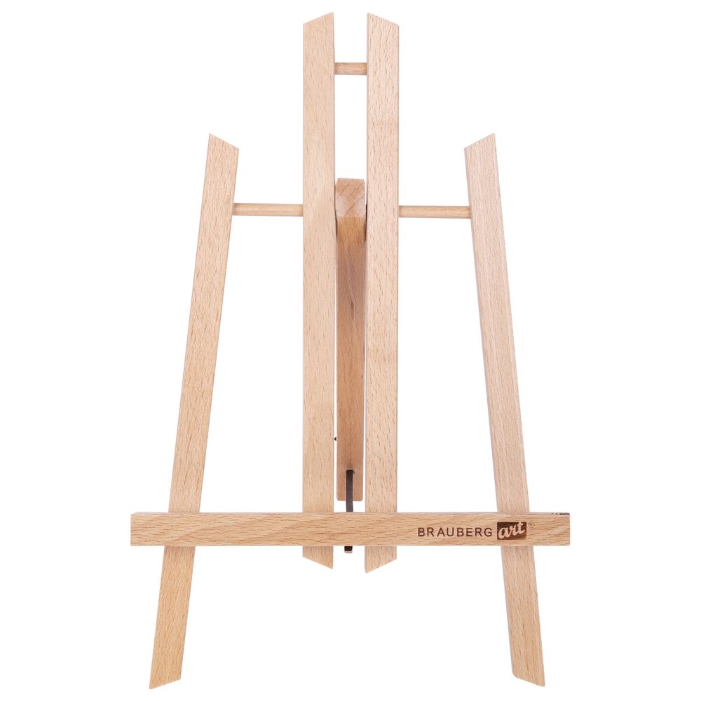 Мольберт настольный из бука 19х16х28 см, высота холста до 30 см, лакированный, BRAUBERG ART CLASSIC