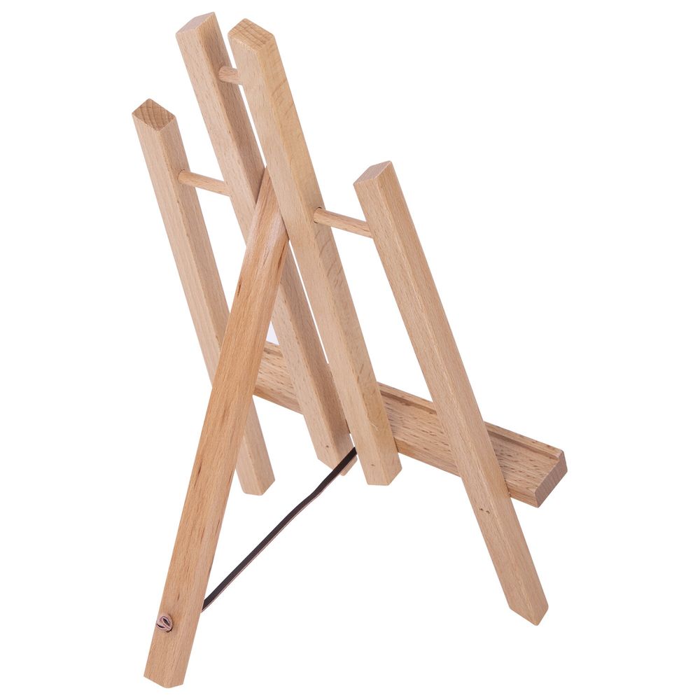 Мольберт настольный из бука 19х16х28 см, высота холста до 30 см, лакированный, BRAUBERG ART CLASSIC