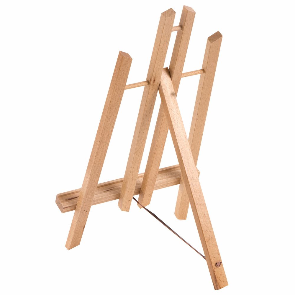 Мольберт настольный из бука 21х26х36 см, высота холста до 40 см, лакированный, BRAUBERG ART CLASSIC